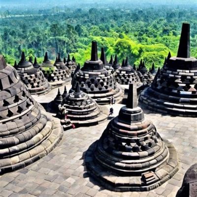  Borobudur-reliefen! En resa genom tid och tron i detaljerad sten.